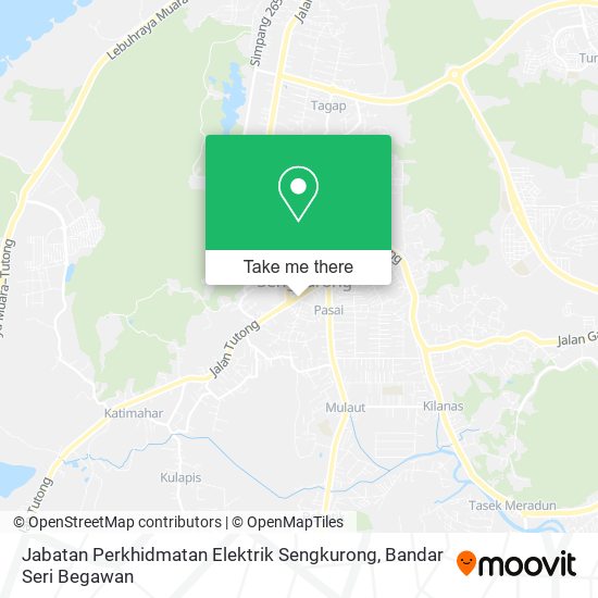 Peta Jabatan Perkhidmatan Elektrik Sengkurong