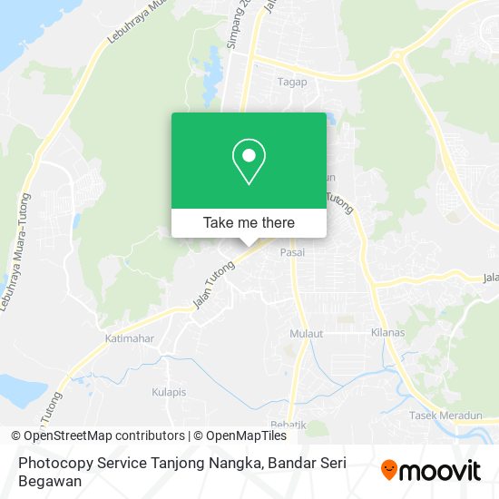Peta Photocopy Service Tanjong Nangka