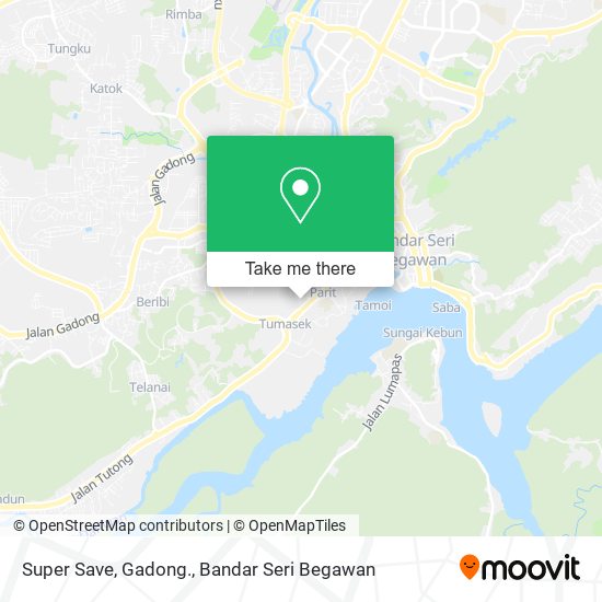 Super Save, Gadong. map