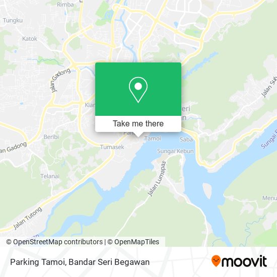 Parking Tamoi map