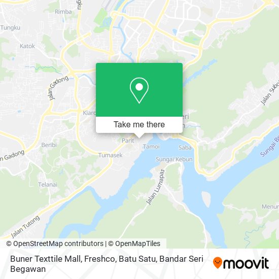 Buner Texttile Mall, Freshco, Batu Satu map