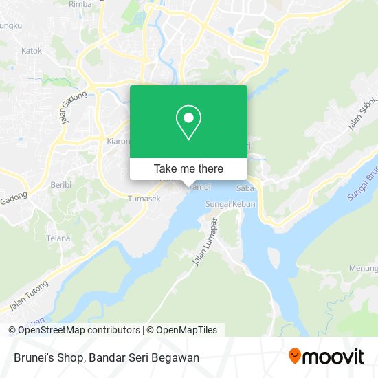 Brunei's Shop map