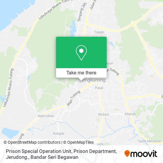 Prison Special Operation Unit, Prison Department, Jerudong. map