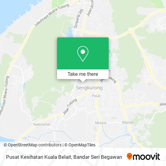 Pusat Kesihatan Kuala Belait map