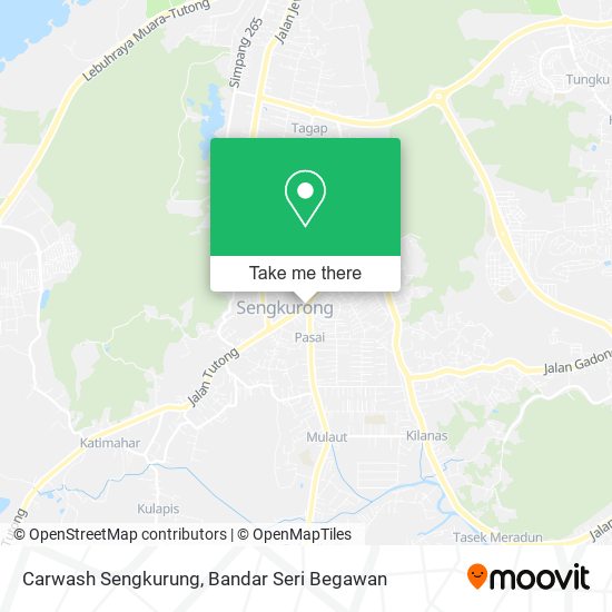 Carwash Sengkurung map