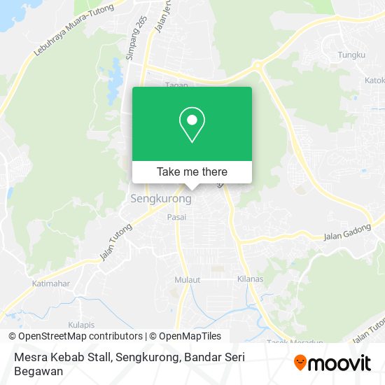 Mesra Kebab Stall, Sengkurong map