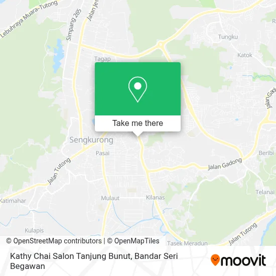 Kathy Chai Salon Tanjung Bunut map