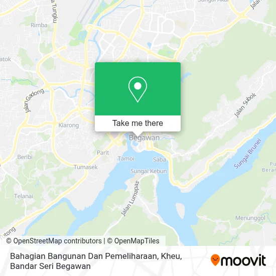 Bahagian Bangunan Dan Pemeliharaan, Kheu map