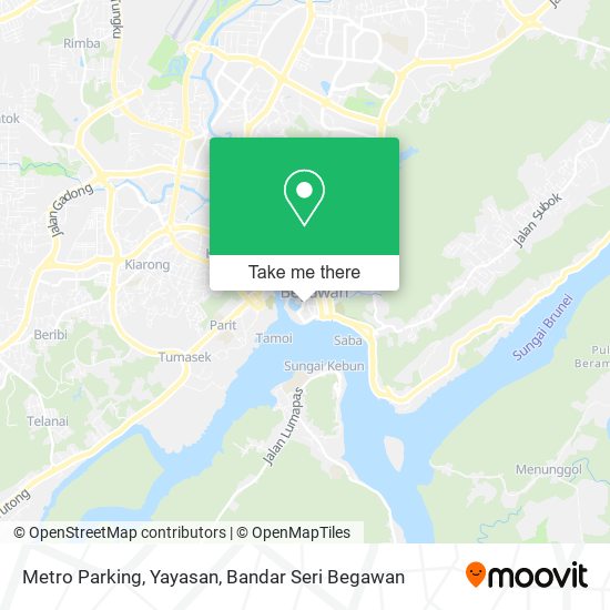 Metro Parking, Yayasan map