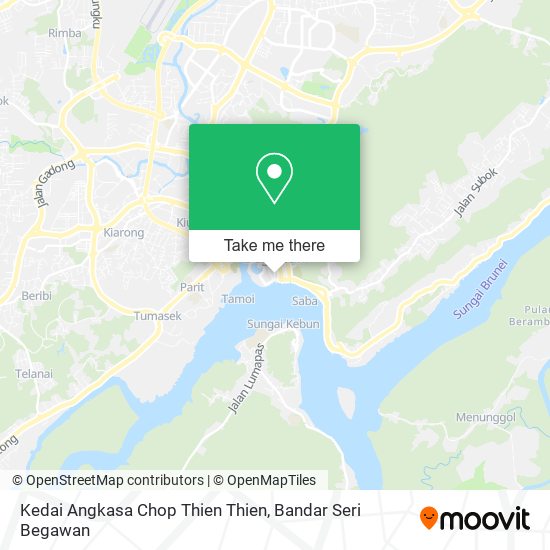 Kedai Angkasa Chop Thien Thien map