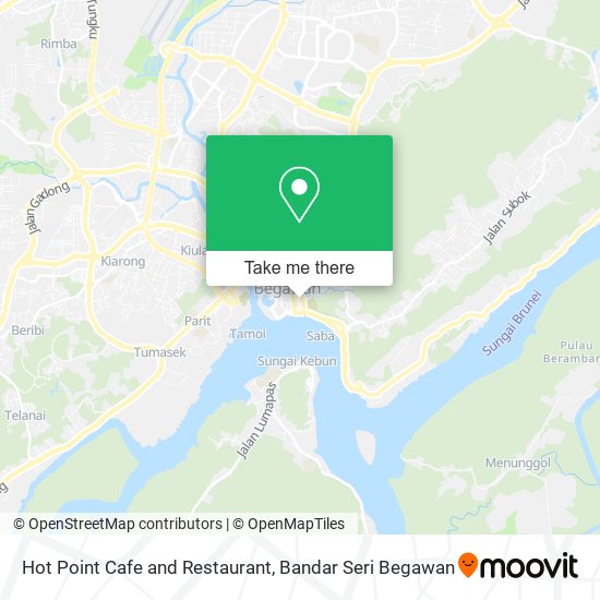 Hot Point Cafe and Restaurant map