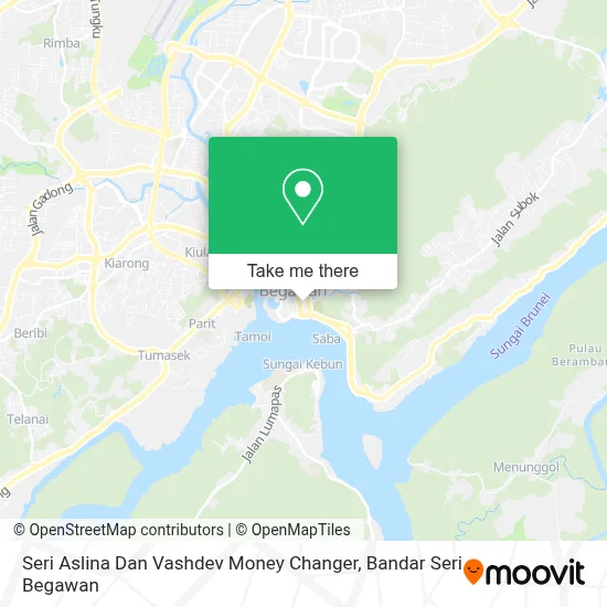 Seri Aslina Dan Vashdev Money Changer map