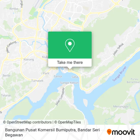 Bangunan Pusat Komersil Bumiputra map