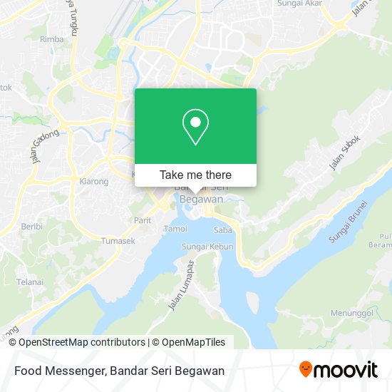 Food Messenger map