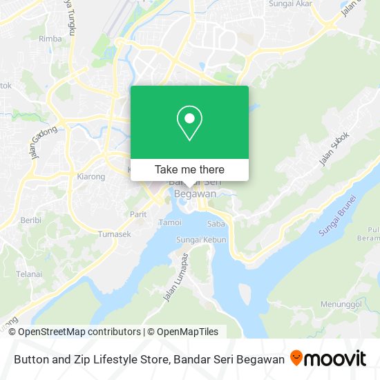 Button and Zip Lifestyle Store map