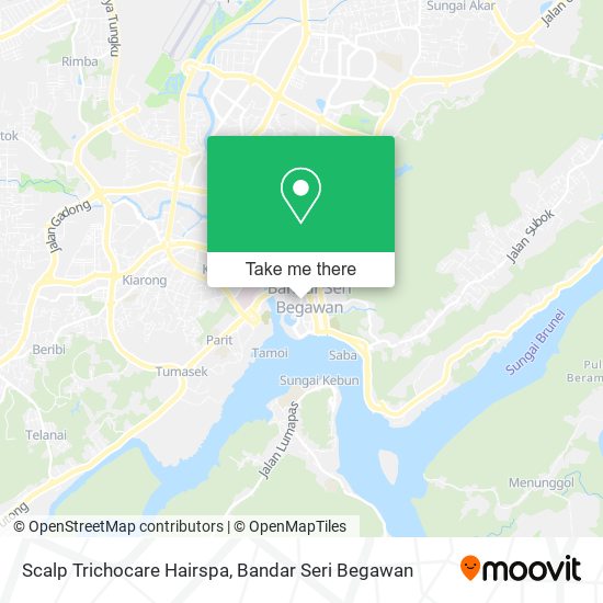 Scalp Trichocare Hairspa map