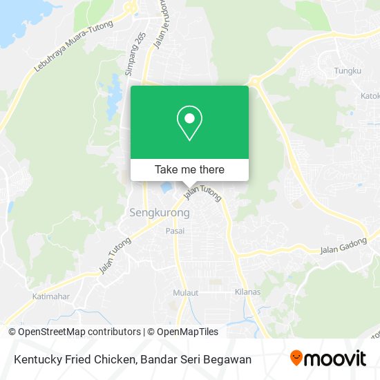 Peta Kentucky Fried Chicken