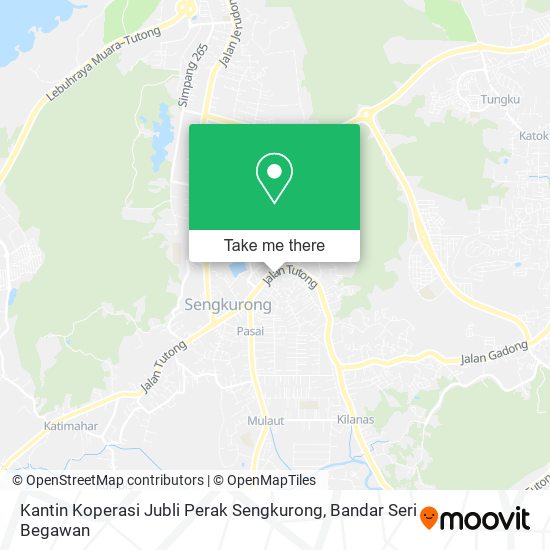 Peta Kantin Koperasi Jubli Perak Sengkurong