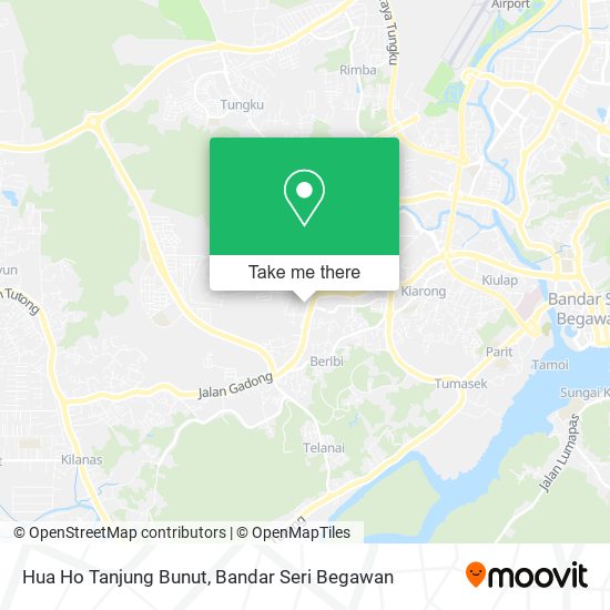 Peta Hua Ho Tanjung Bunut