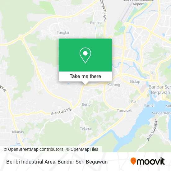 Beribi Industrial Area map