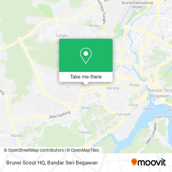 Brunei Scout HQ map