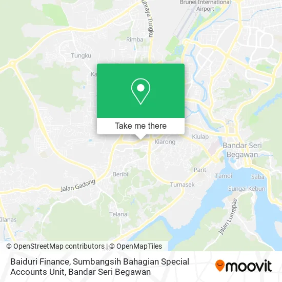 Baiduri Finance, Sumbangsih Bahagian Special Accounts Unit map