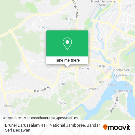 Brunei Darussalam 4TH National Jamboree map