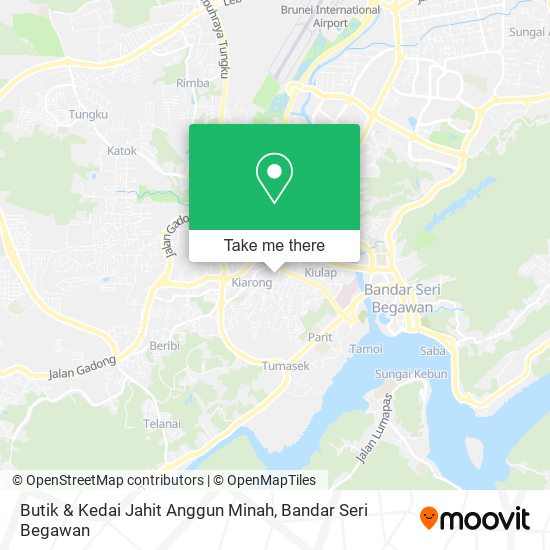 Peta Butik & Kedai Jahit Anggun Minah