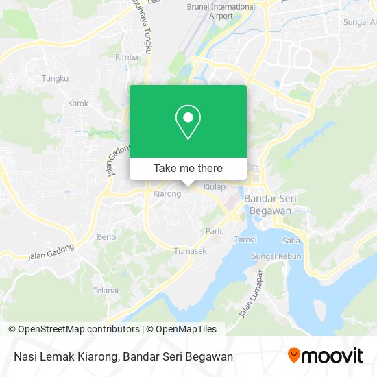 Nasi Lemak Kiarong map