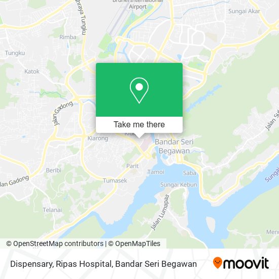 Dispensary, Ripas Hospital map