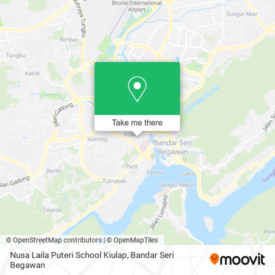Nusa Laila Puteri School Kiulap map
