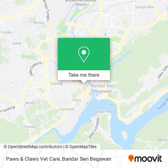 Paws & Claws Vet Care map