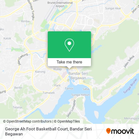 George Ah Foot Basketball Court map