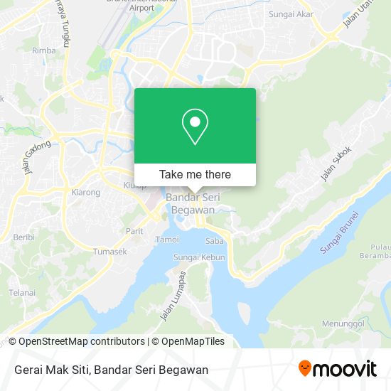 Gerai Mak Siti map