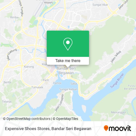 Expensive Shoes Stores map