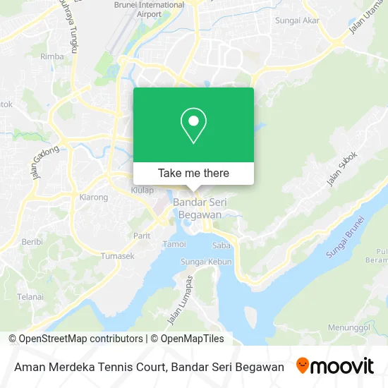 Aman Merdeka Tennis Court map