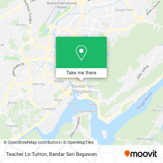 Teacher Lo Tuition map