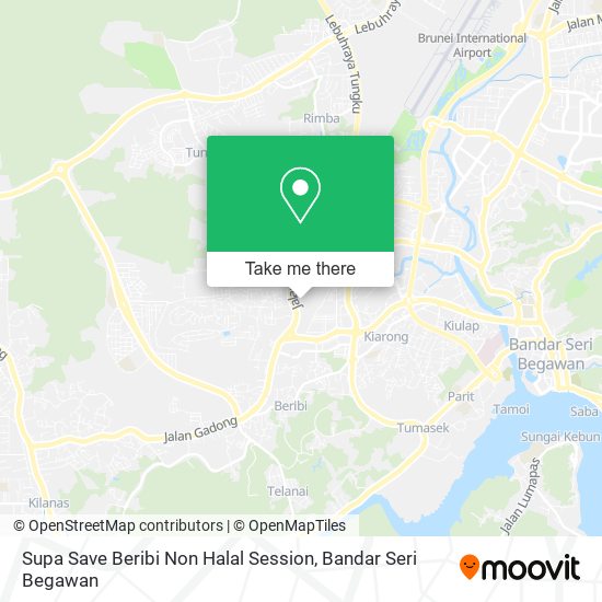 Supa Save Beribi Non Halal Session map