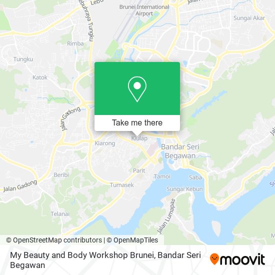 My Beauty and Body Workshop Brunei map