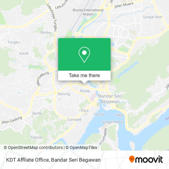 KDT Affliate Office map