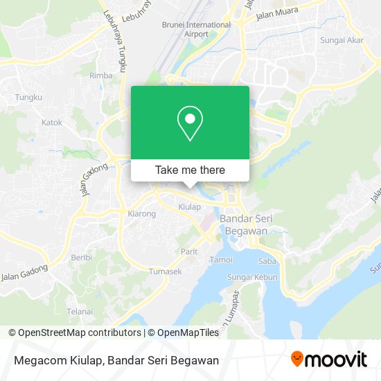 Peta Megacom Kiulap