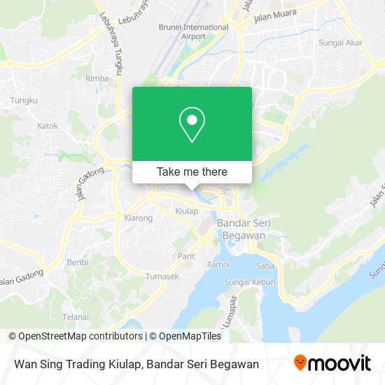 Peta Wan Sing Trading Kiulap
