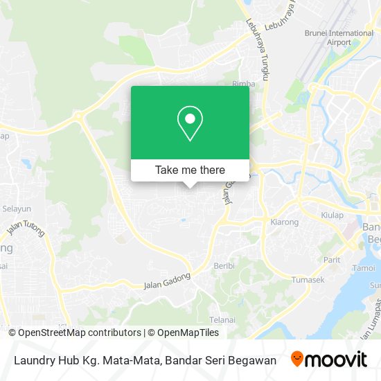 Laundry Hub Kg. Mata-Mata map