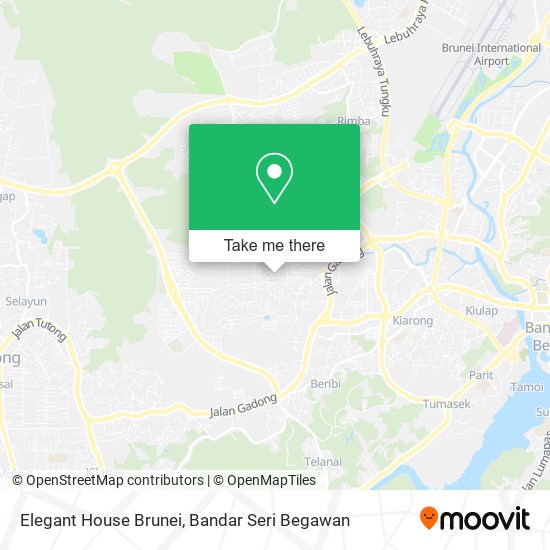 Elegant House Brunei map