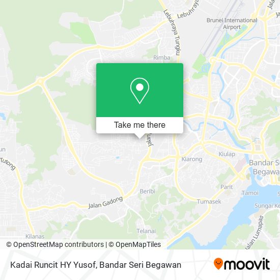 Kadai Runcit HY Yusof map