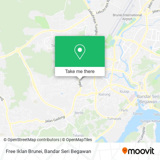 Free Iklan Brunei map