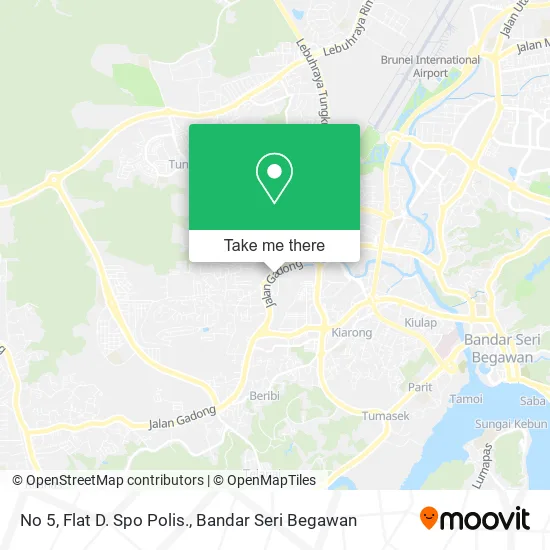 No 5, Flat D. Spo Polis. map