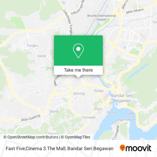 Fast Five,Cinema 3.The Mall map