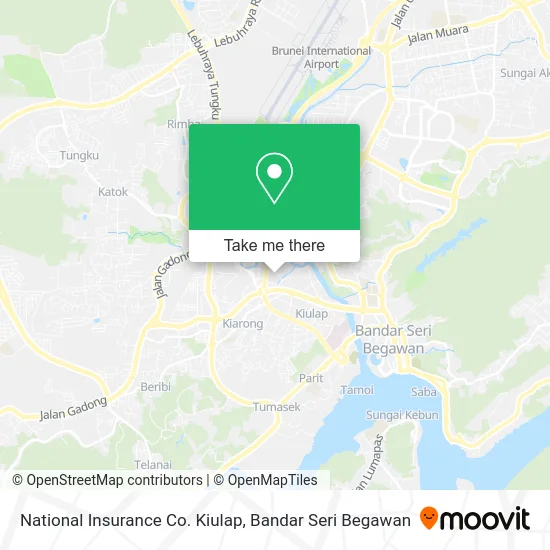 National Insurance Co. Kiulap map