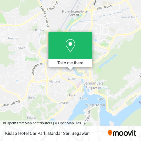 Peta Kiulap Hotel Car Park